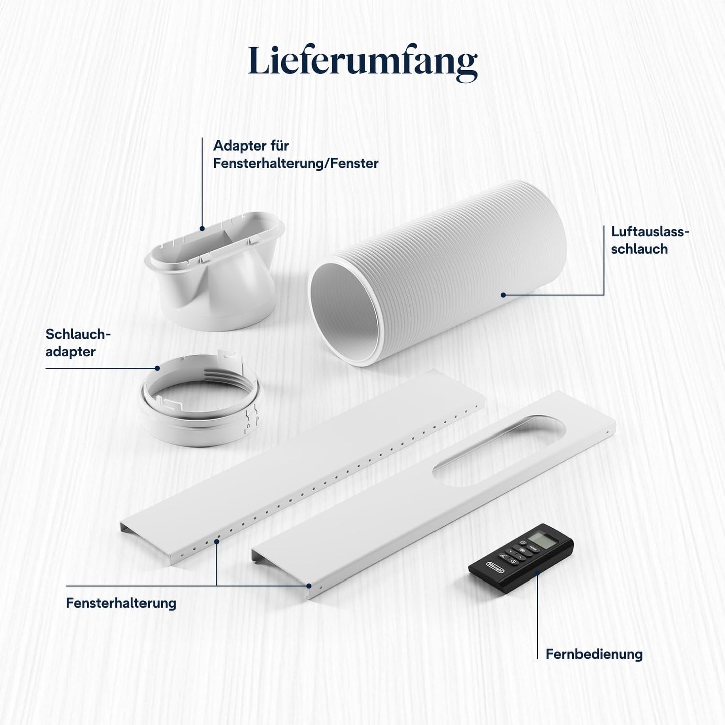 De'Longhi Pinguino - 3-in-1 Mobiles Klimagerät, für Räume bis 27 m²